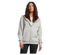Build Your Brand Fluffy Full Zip Sweatshirt Beige 2XL Woman