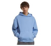 Build Your Brand Fluffy Hoodie Blue 2XL Men