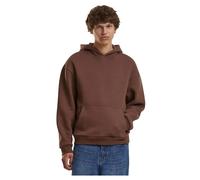 Build Your Brand Fluffy Hoodie Brown 4XL Men