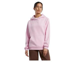 Build Your Brand Fluffy Hoodie Pink 4XL Woman