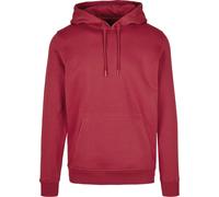 Build Your Brand Heavy Burgundy Hoodie with Kangaroo Pocket and Brushed Fabric