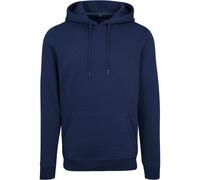 Build Your Brand Heavy Hoodie Light Navy Rebranding Embroidery Casual