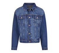 Build Your Brand Heavy ounce boxy denim jacket - Mens, 100% Cotton