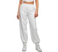 Build Your Brand High Waist Ballon Sweat Pants White 4XL Woman