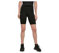 Build Your Brand Women's high waist cycle shorts - Womens, 95% Cotton