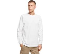 Build Your Brand KiarenzaFD Long Sleeve Jersey with Ribbed Cuff BY091 White