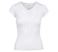 Build Your Brand Ladies Basic Tee, Women’s T-Shirt, White, XS - BY062-00220-0058