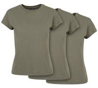 Build your Brand Ladies Box T-Shirt 3-Pack Ladies Printable Jersey Crew Neck