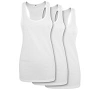 Build Your Brand Ladies Loose Tank 3-Pack Top Shirt Sport