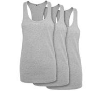 Build Your Brand Ladies Loose Tank 3-Pack Top Shirt Sport