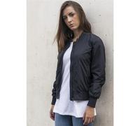 Build Your Brand Ladies Nylon Bomber Jacket Women Light Black Olive