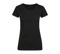 Build Your Brand Women's By086-ladies Merch T-Shirt, Black, 3XL