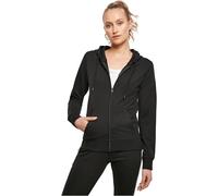 Build Your Brand Ladies Terry Zip Hoody, Women’s sweat jacket, black, XL - BY069-00007-0054