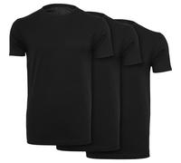 Build Your Brand Light T-Shirt Round Neck 3-Pack Jersey Basic Tee Printable Men