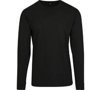 Build Your Brand Long sleeve with cuff rib - Mens Sweatshirt, 100% Cotton