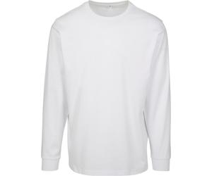 Build Your Brand Long sleeve with cuff rib - Mens Sweatshirt, 100% Cotton