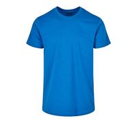 Build Your Brand Men's Basic Round Neck T-Shirt, Cobalt Blue, L