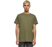 Build Your Brand Men's Basic Round Neck T-Shirt T-Shirt, Olive, XL