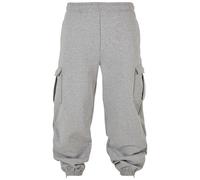 Build Your Brand Men's 90s Jogging Bottoms in Grey | Size: 5XL Build Your Brand Grey 5XL