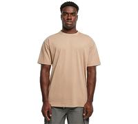 Build your Brand Men's Acid Washed Heavy Oversized Tee T-Shirt, Union Beige, XXL