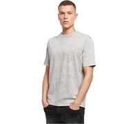 Build Your Brand Men's Acid Washed Tee T-Shirt, Grey Black, S