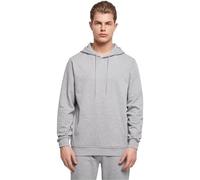Build Your Brand Men's Basic Hoody Hooded Sweatshirt, Heather Grey, XXXXXL