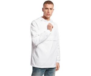 Build your Brand Men's Basic Pull Over Jacket Windbreaker - - Small