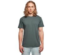 Build your Brand Men's Basic Round Neck T-Shirt, Bottlegreen, 4XL