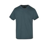 Build your Brand Men's Basic Round Neck T-Shirt, Bottlegreen, L