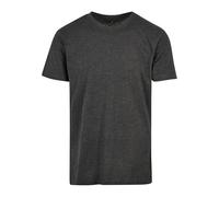 Build Your Brand Men's Basic Round Neck T-Shirt, Charcoal, XL