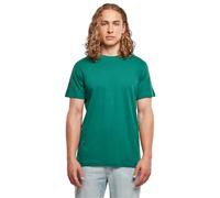Build your Brand Men's Basic Round Neck T-Shirt T-Shirt, Green,