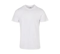 Build Your Brand Men's Basic Round Neck T-shirt T Shirt, White, M UK