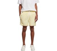 Build Your Brand Men's Swim Shorts Trunks, Soft Yellow, 4X-Large