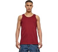 Build Your Brand Men's Basic Tank T-Shirt, Burgundy, L