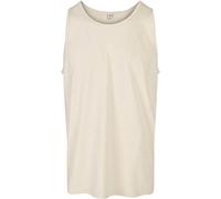 Build Your Brand Men's Basic Tank T-Shirt, Sand, M