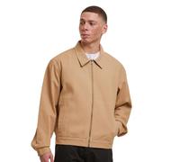 Build Your Brand Men's Basic Work Jacket in Light Beige | Size: 5XL Build Your Brand Light Beige 5XL