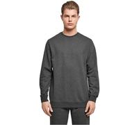 Build Your Brand Men's Bb003-basic Crewneck Sweatshirt, Charcoal, S