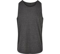 Build Your Brand Men's Bb011-basic Tank T-Shirt, Charcoal, 3XL