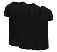 Build Your Brand Men's Shaped Long Tee 3-Pack T-Shirt, Black (Blk/Blk/Blk 01203), XX-Large