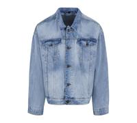 Build Your Brand Mens Boxy Denim Jacket / N/A N/A RW10763