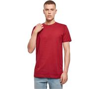 Build Your Brand Mens By004 T-Shirt, Burgundy, 3XL UK