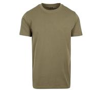 Build Your Brand Men's T-Shirt Round Neck, Olive, 3XL