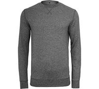 Build Your Brand Men's By010-light Crew Sweatshirt Sweater