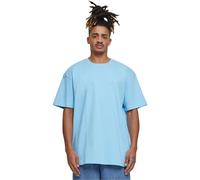 Build your Brand Men's BY102-Heavy Oversize Tee T-Shirt, Baltic Blue, S