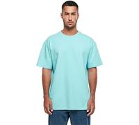 Build Your Brand Men's Heavy Oversize tee T-Shirt, Beryl Blue, 3XL