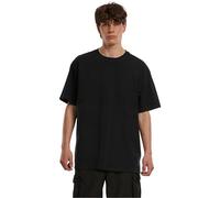 Build your Brand Men's By102s-organic Heavy Oversize Tee T-Shirt, Black, 4XL