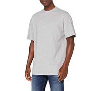 Build Your Brand Men's By122-premium Combed Jersey Loose T-Shirt, Heather Grey, S