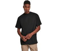 Build Your Brand Men's T-Shirt By122 - Premium Combed Jersey, Loose, Overcut Shoulders, Black, L
