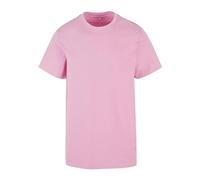 Build Your Brand Men's By190-acid Washed Round Neck Tee T-Shirt, Soft Pink, 5XL