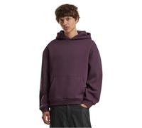 Build Your Brand Men's By284-fluffy Hoody Hooded Sweatshirt, plumpurple, XL